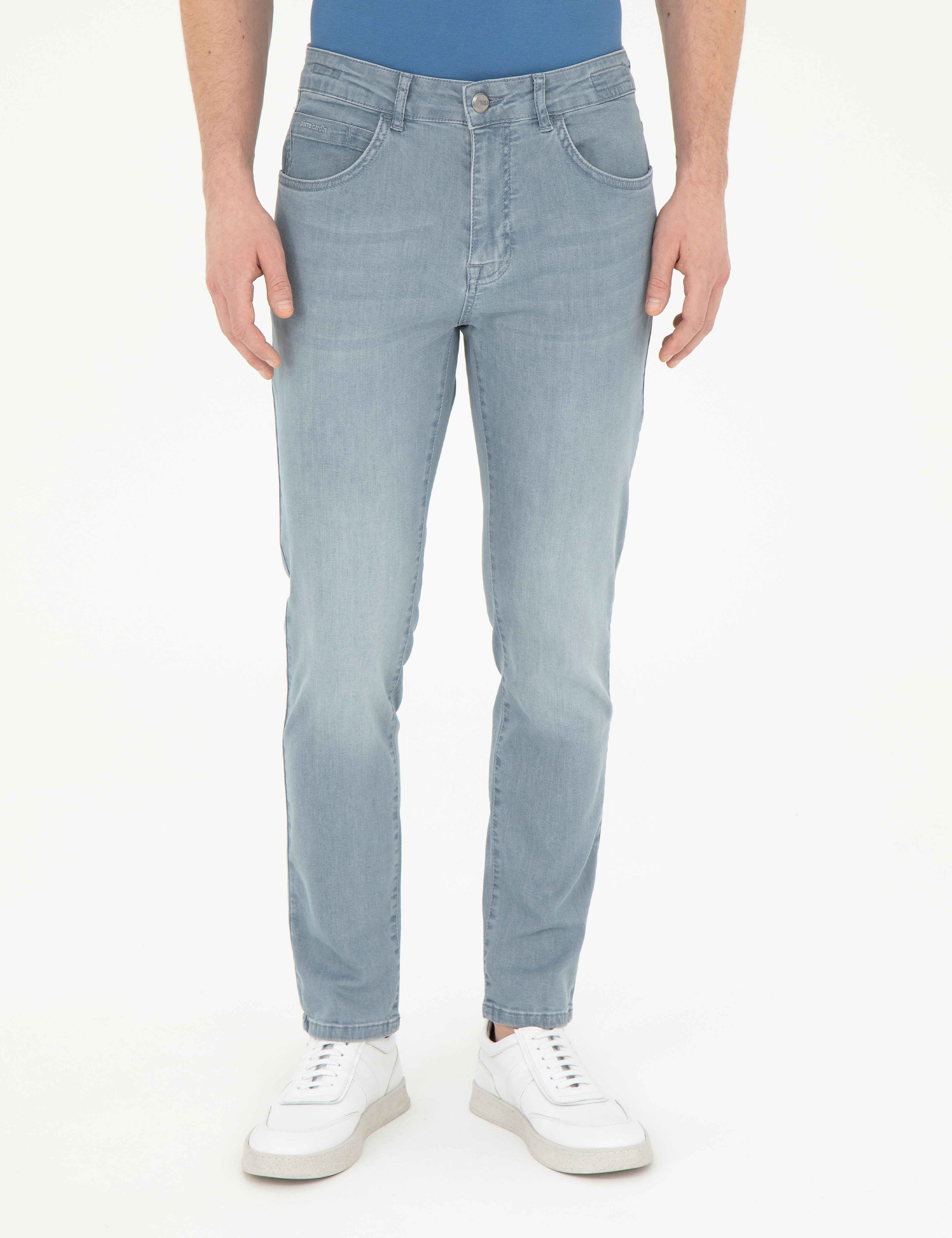 Açık Mavi Slim Fit Jean Pantolon - Image 2