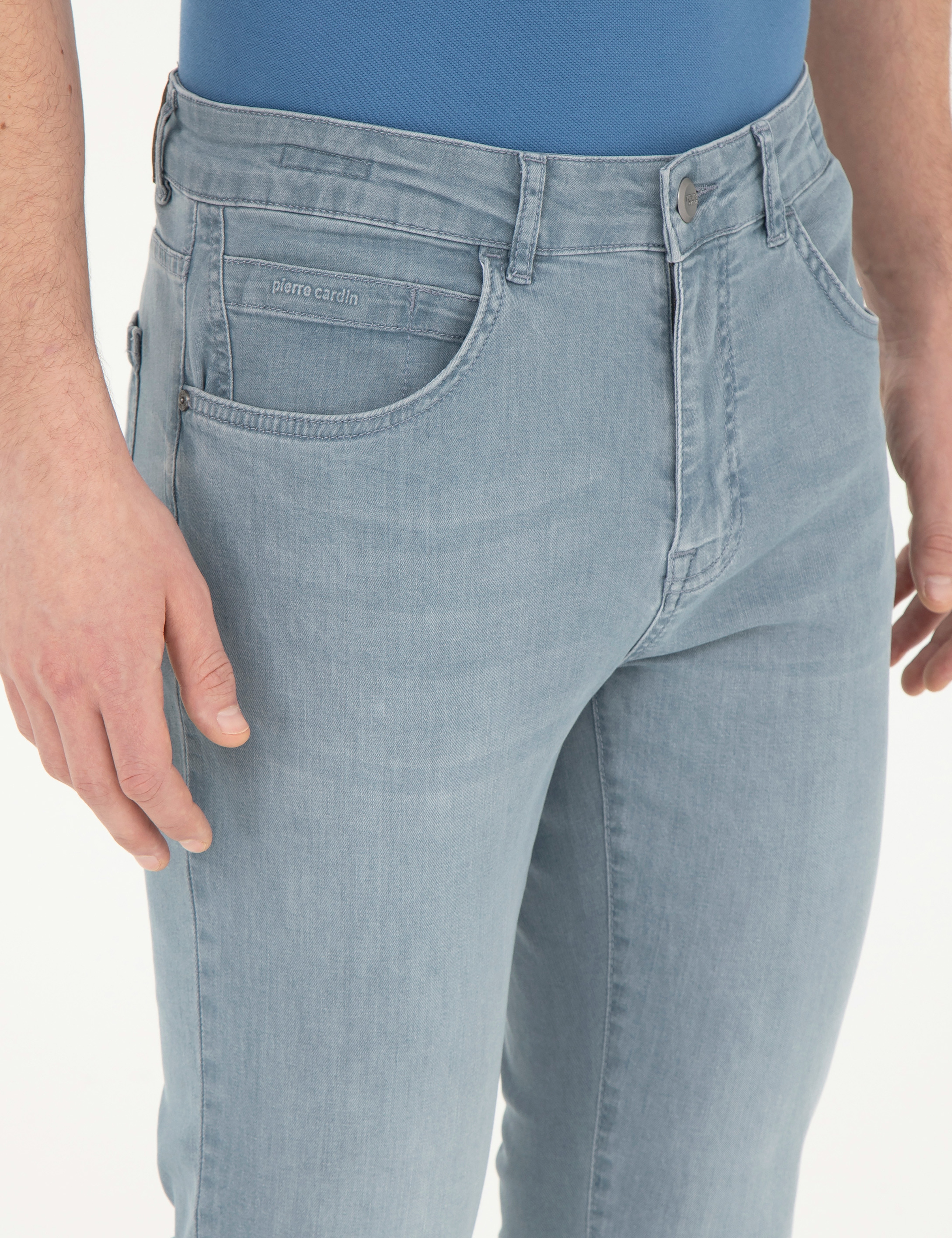 Açık Mavi Slim Fit Jean Pantolon