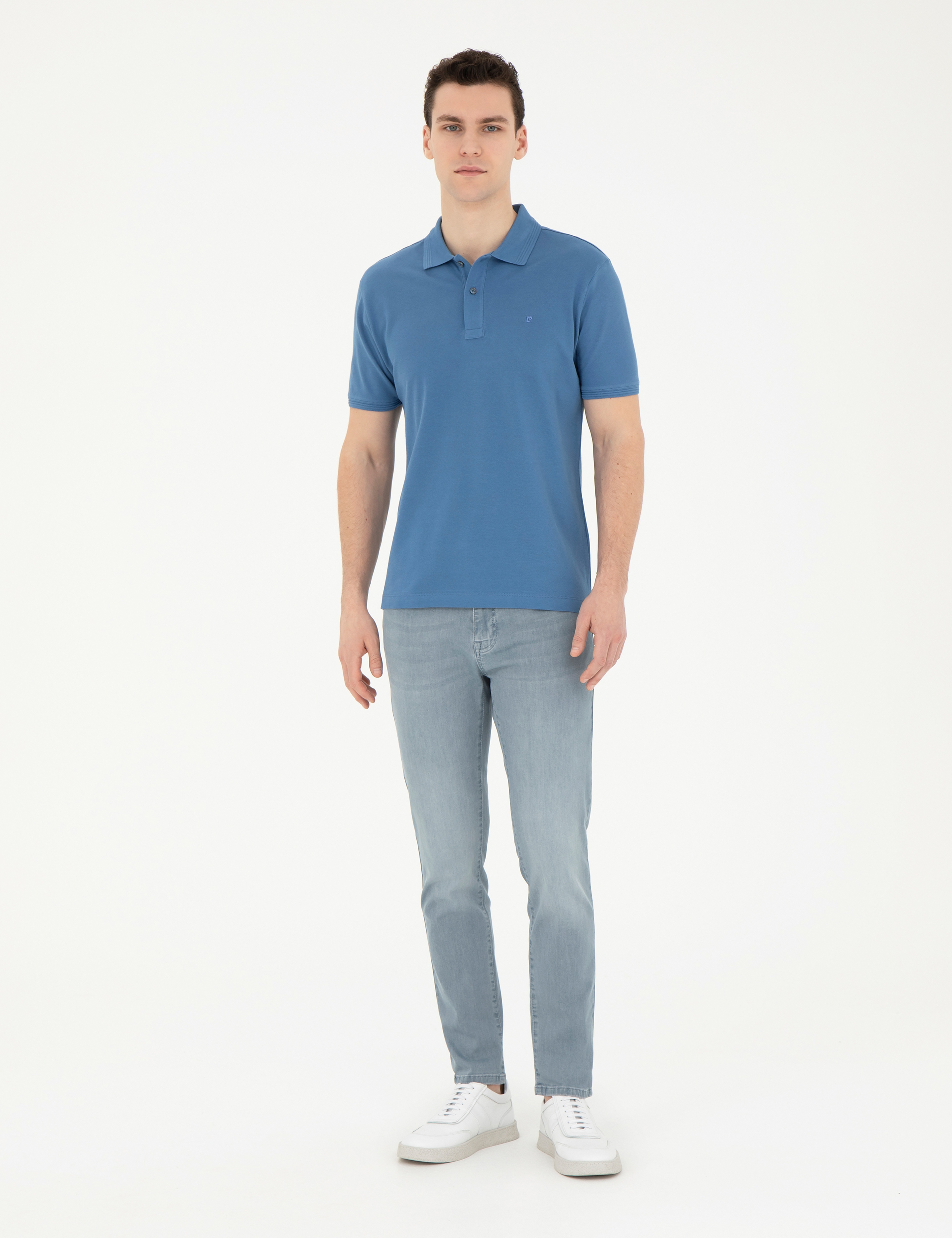 Açık Mavi Slim Fit Jean Pantolon - Image 3