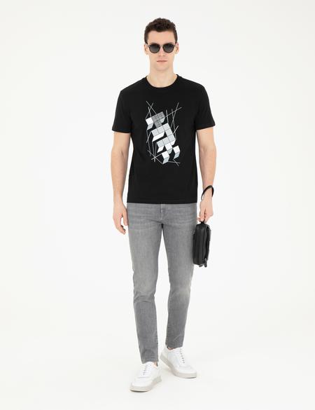 Gri Slim Fit Jean Pantolon - 50285130083