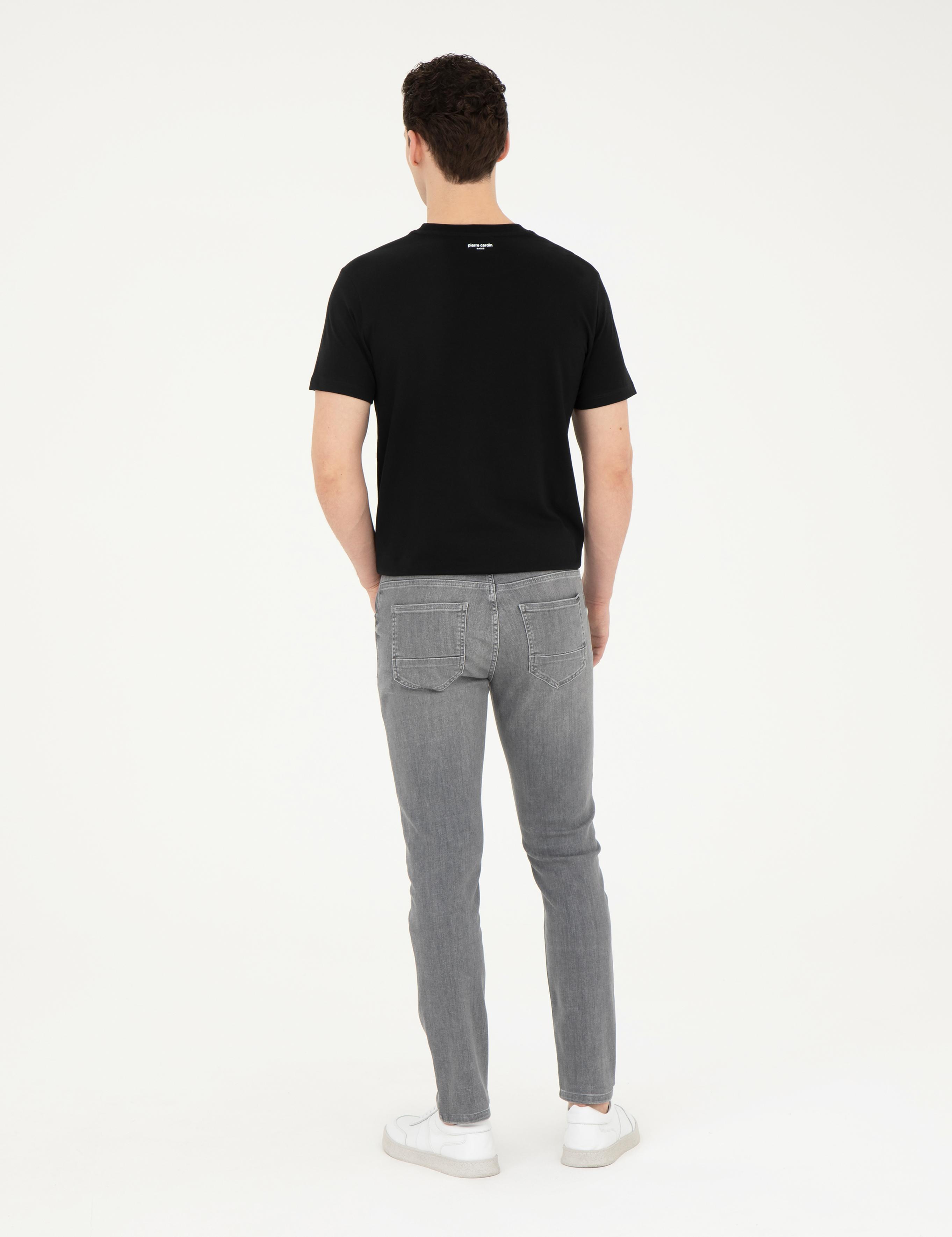 Gri Slim Fit Jean Pantolon