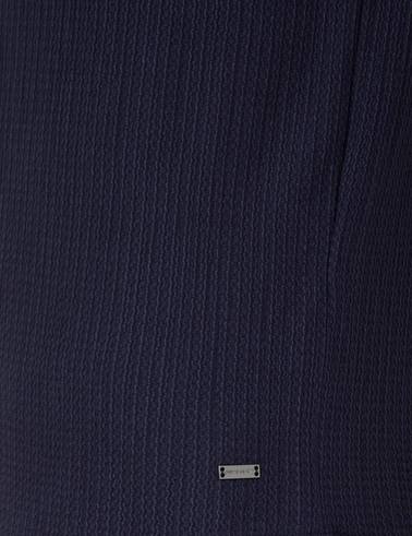 Lacivert Slim Fit Düğmeli Polo Yaka Tişört