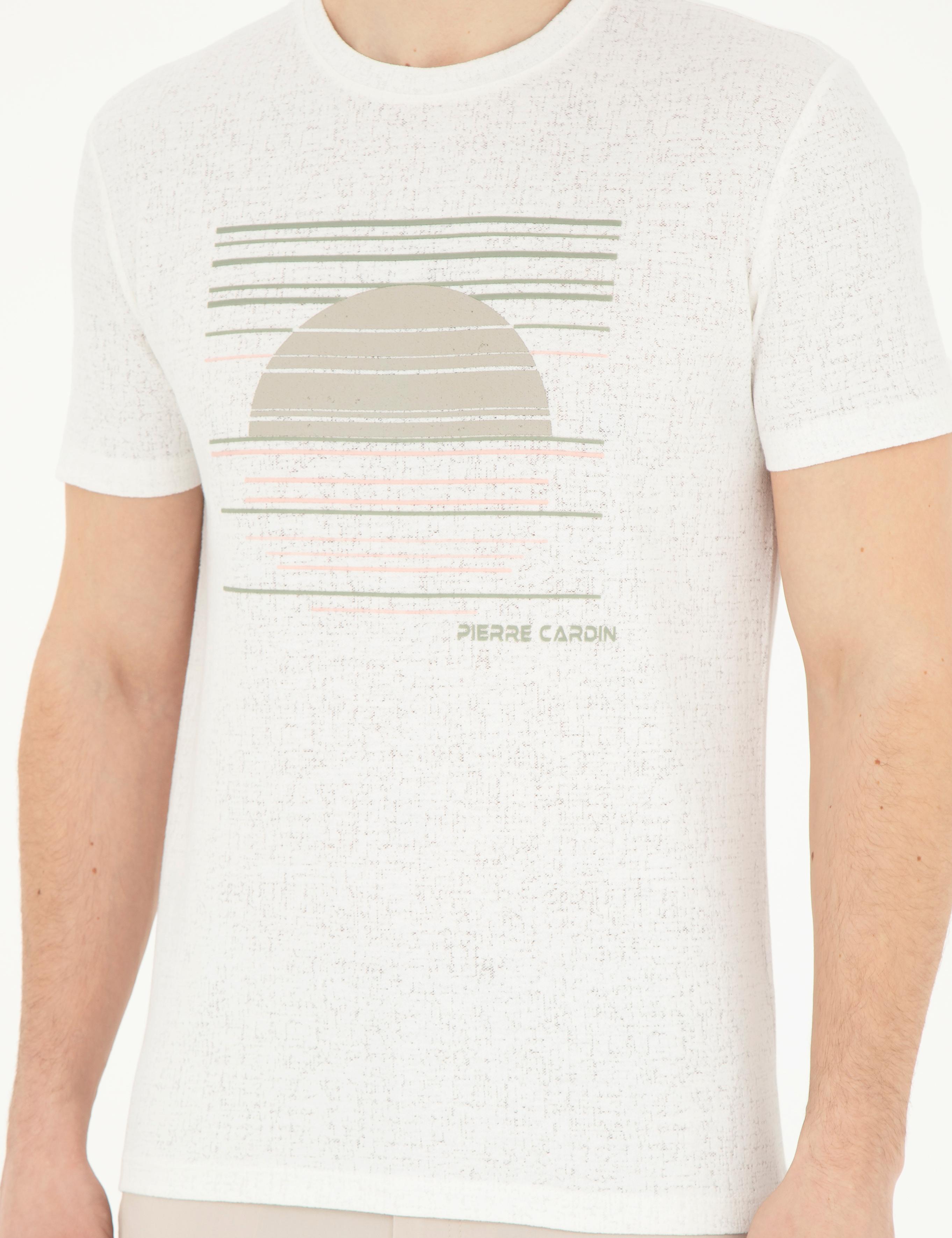 Beyaz Slim Fit Tişört