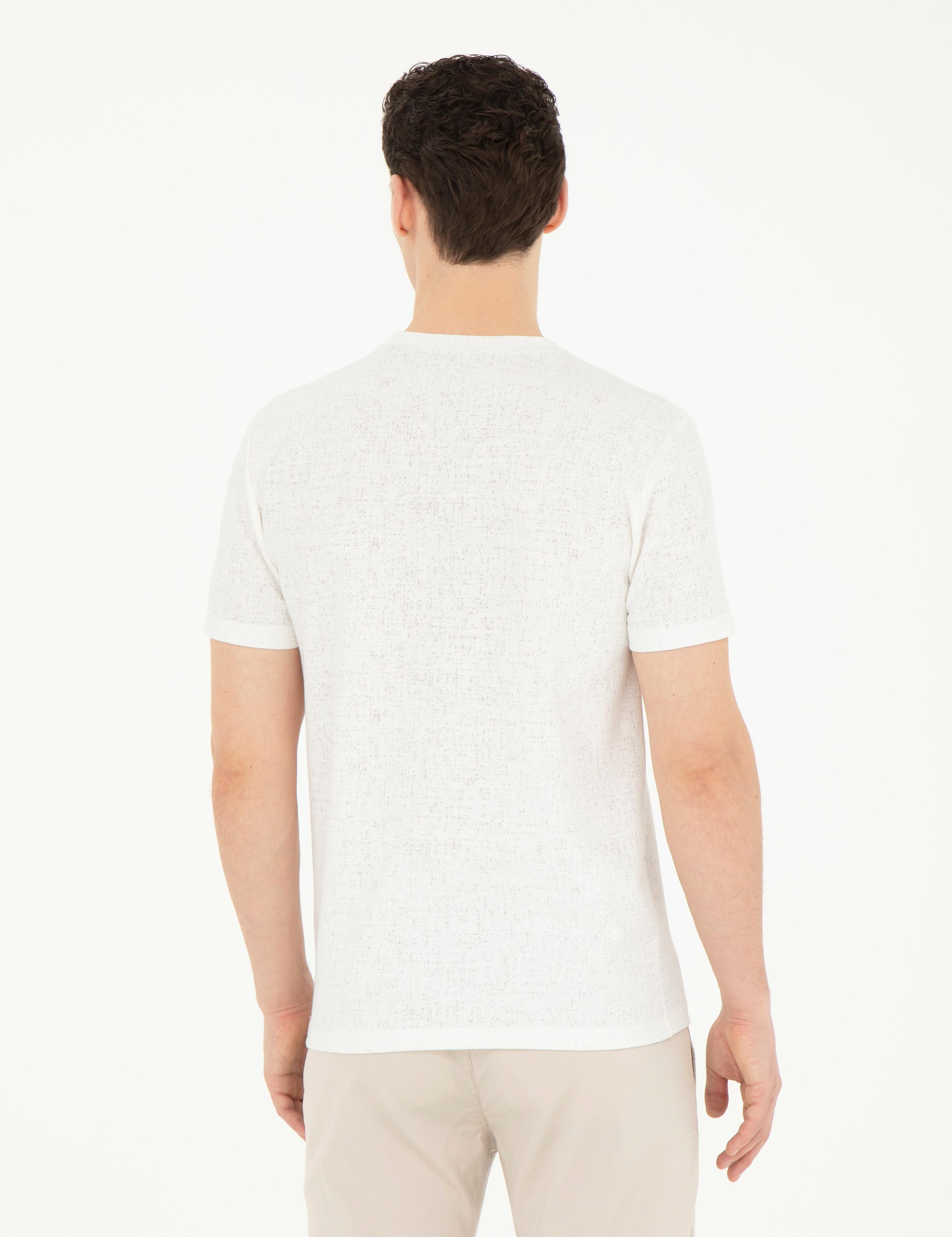 Beyaz Slim Fit Tişört