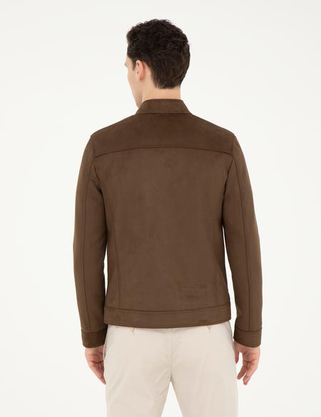 Haki Deri Ceket - 50293986001