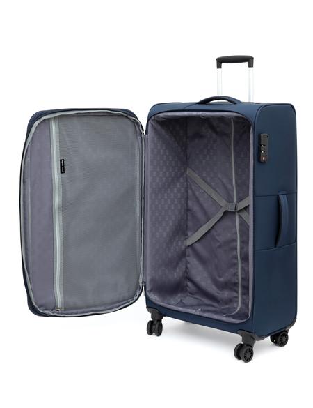 Lacivert Büyük Boy Kumaş Valiz - 50294153001