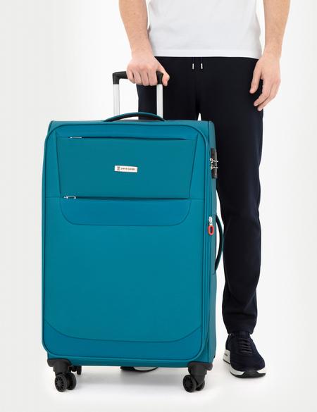 Mavi Büyük Boy Kumaş Valiz - 50294153002