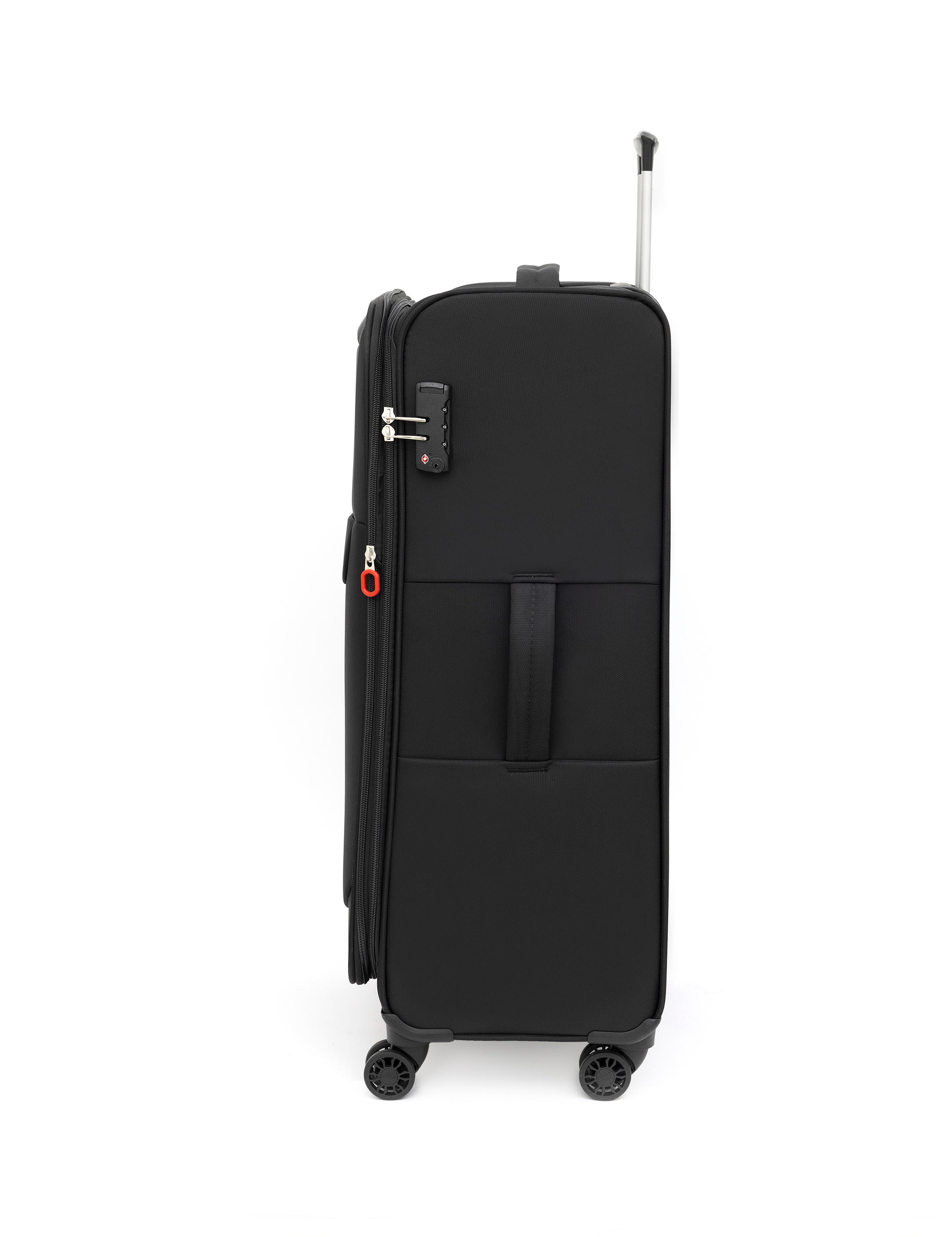 Siyah Büyük Boy Kumaş Valiz