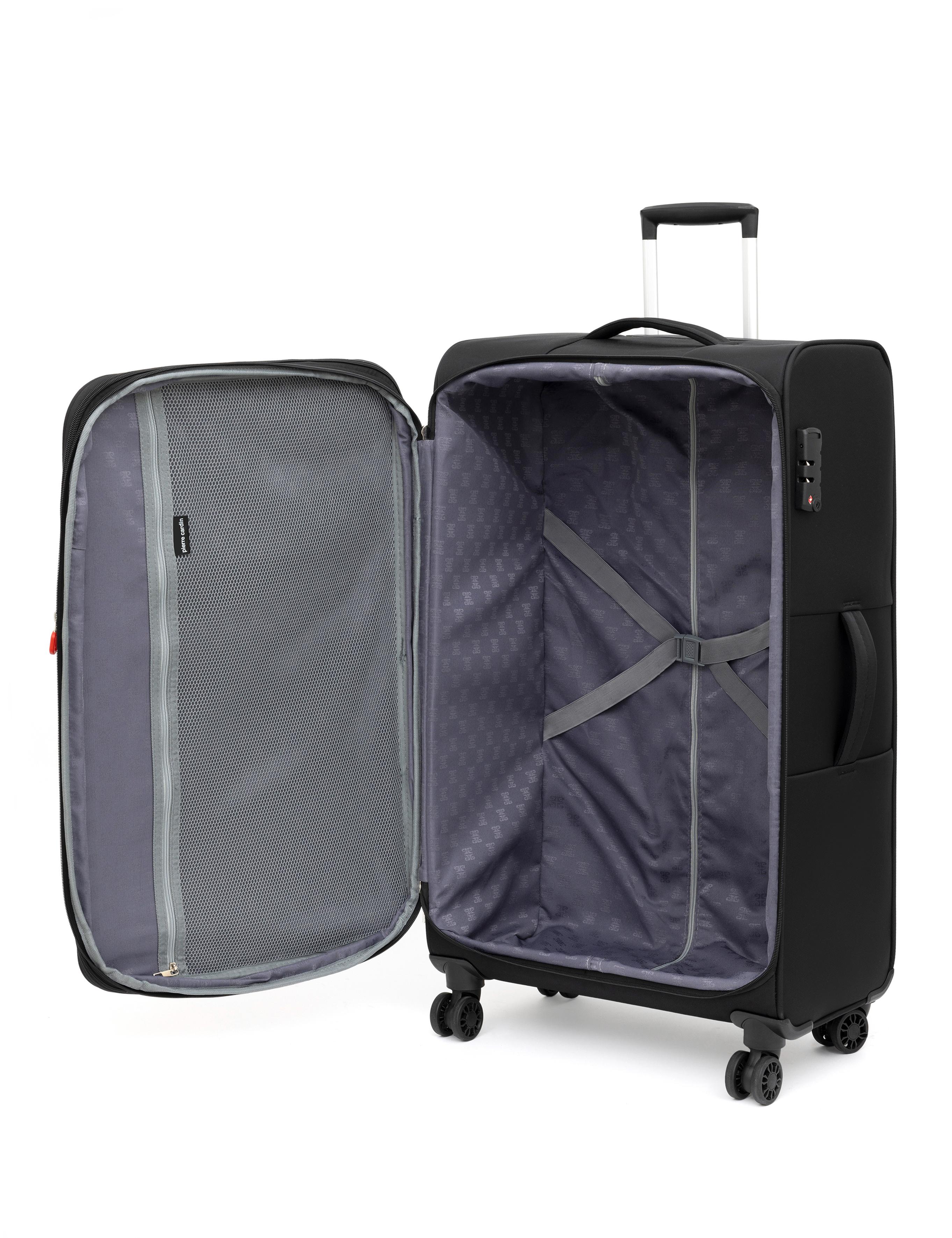 Siyah Büyük Boy Kumaş Valiz