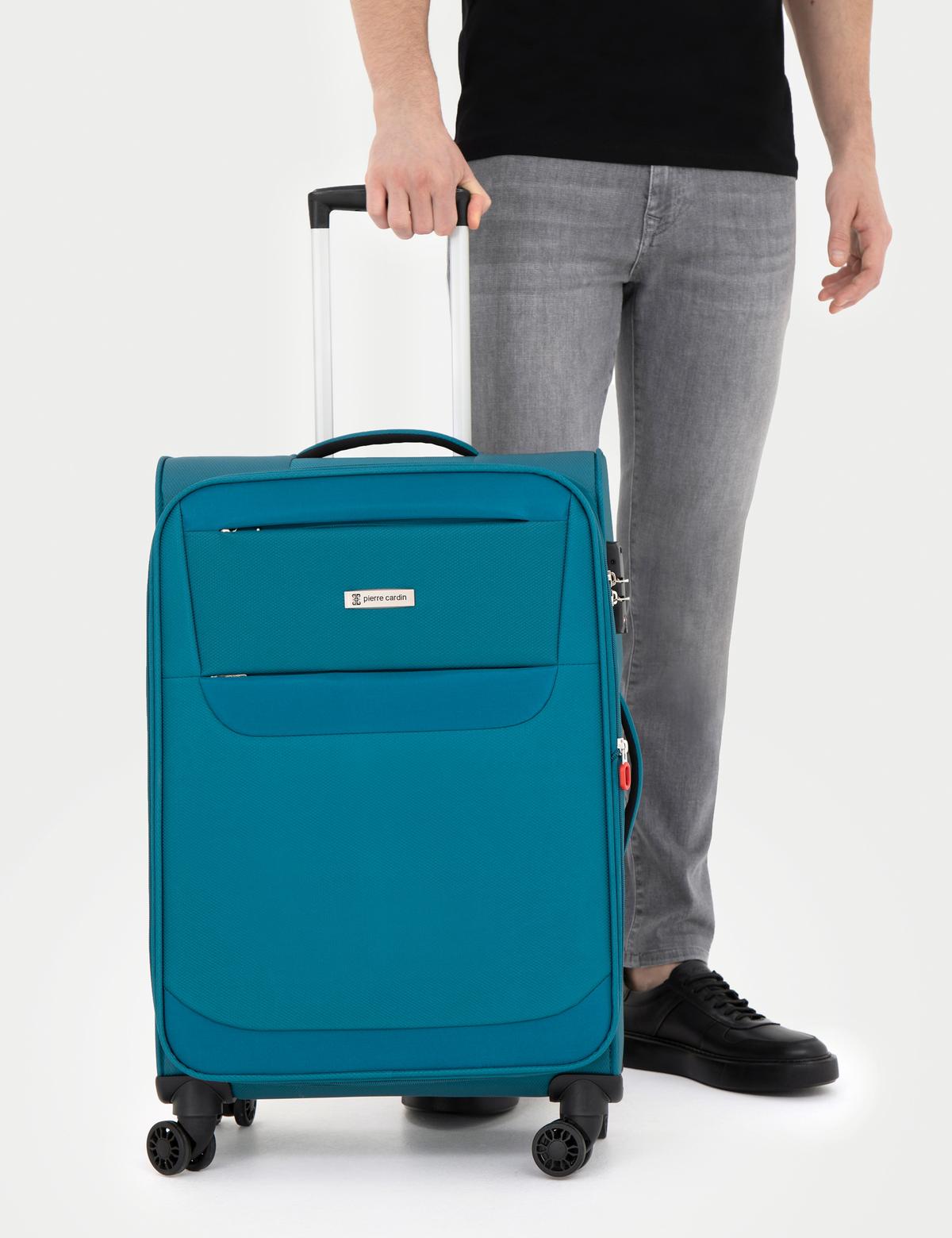 Mavi Orta Boy Kumaş Valiz - 50294154002