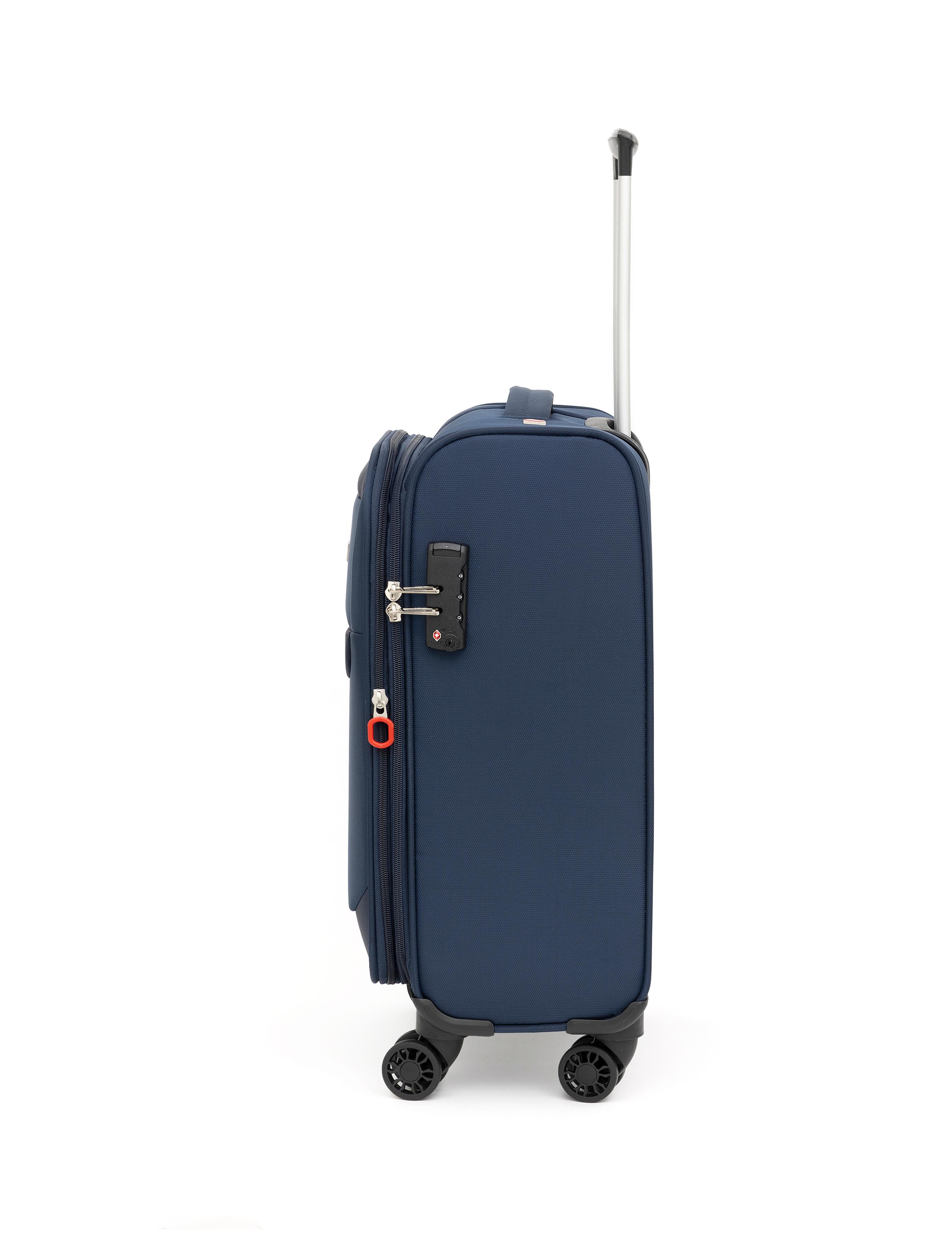 Lacivert Kabin Boy Kumaş Valiz