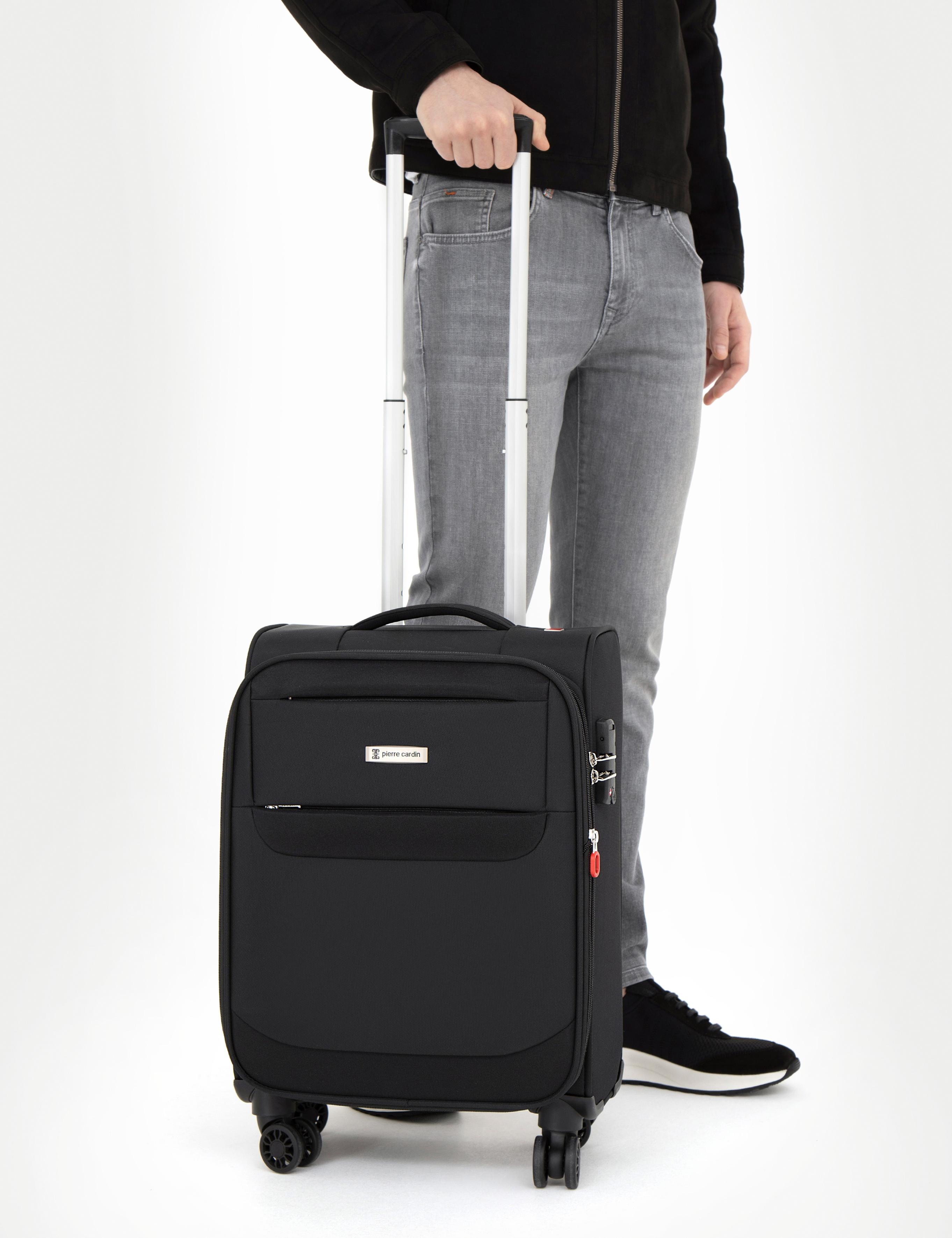 Siyah Kabin Boy Kumaş Valiz