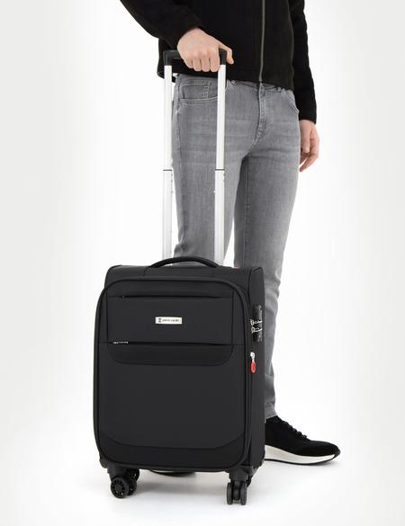 Siyah Kabin Boy Kumaş Valiz - 50294155003