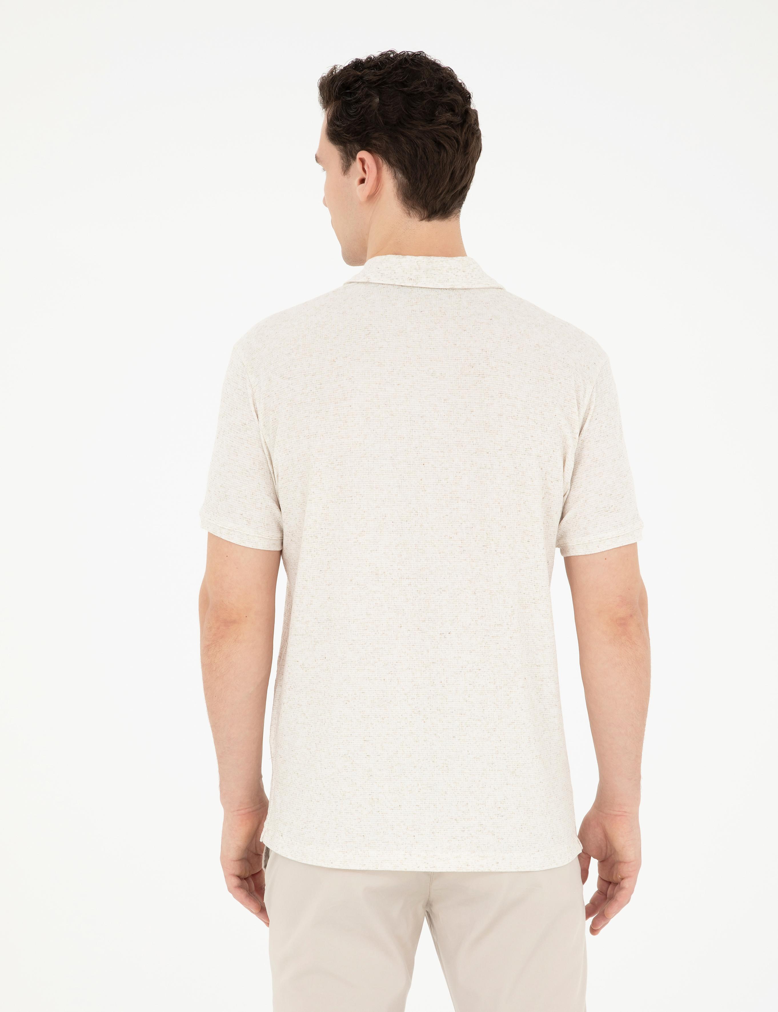 Bej Slim Fit Tişört