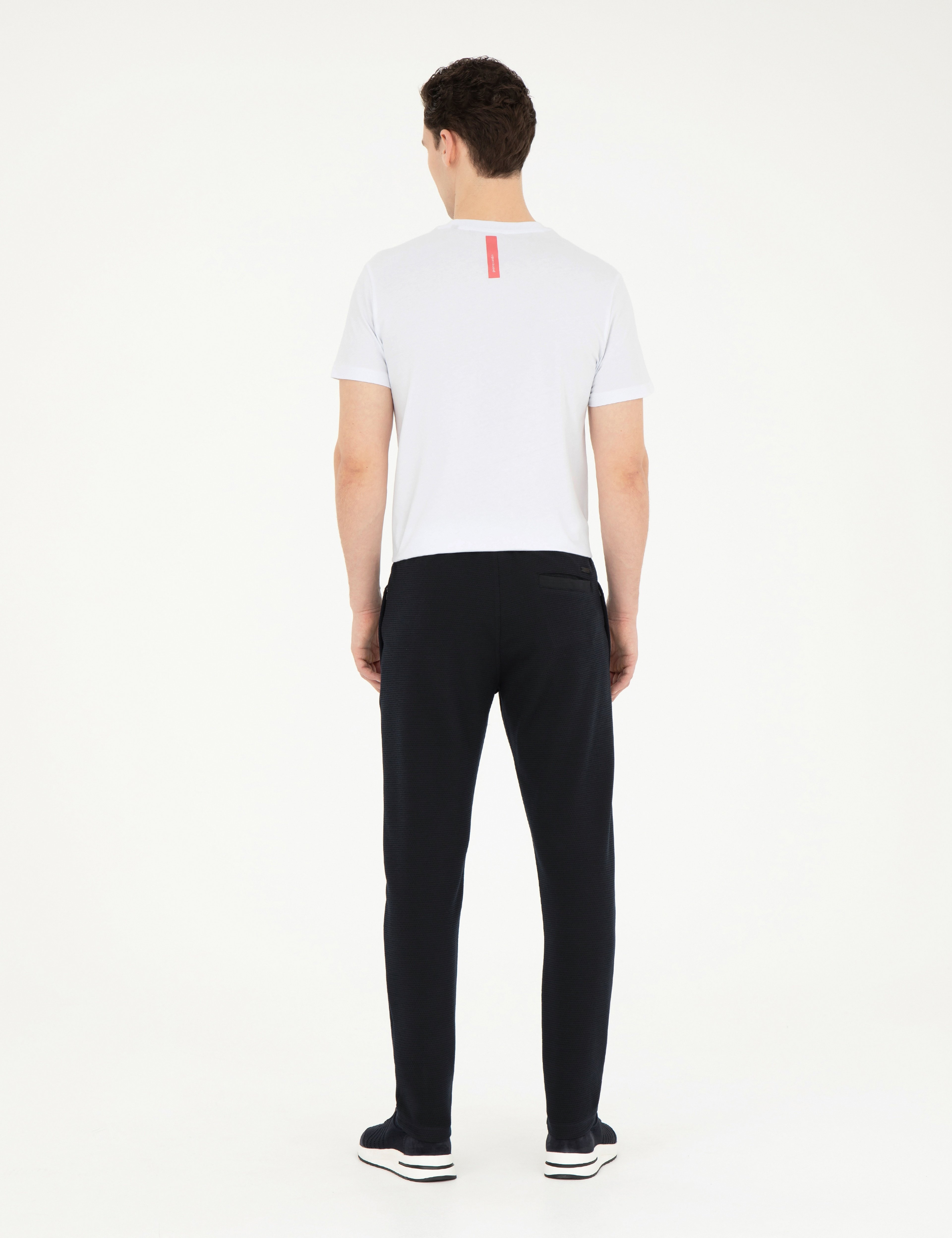 Siyah Slim Fit Eşofman Altı - Image 4