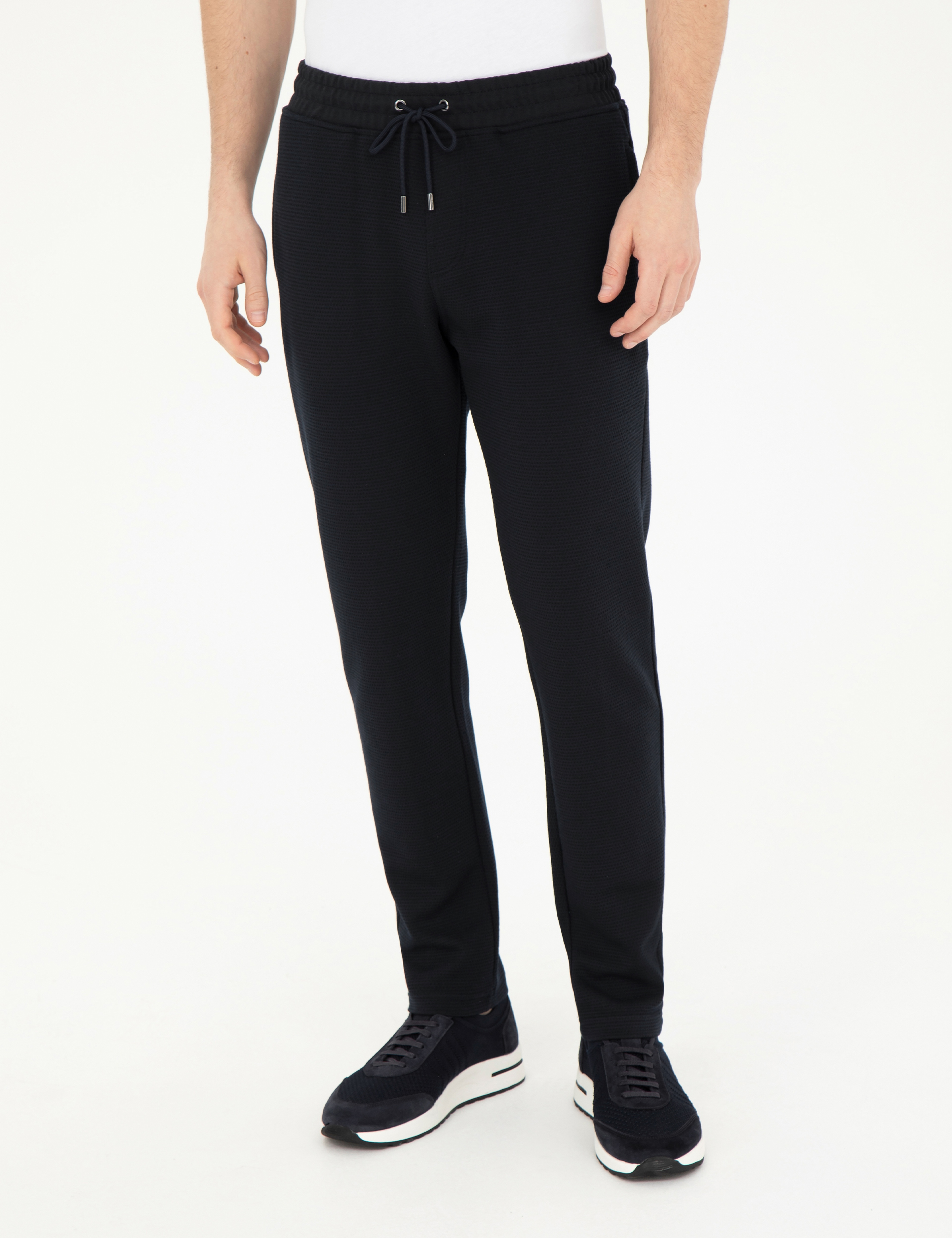 Siyah Slim Fit Eşofman Altı - Image 2