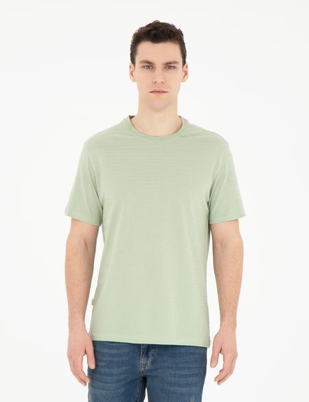 Yeşil Regular Fit Tişört - 50284305033