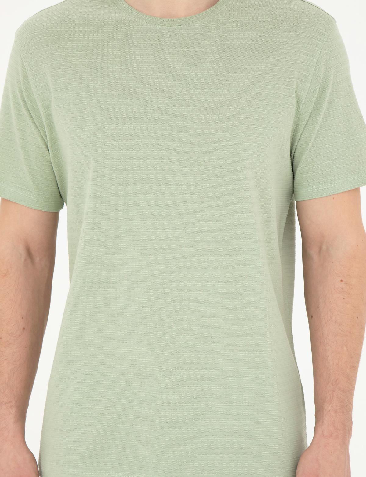 Yeşil Regular Fit Tişört - 50284305033