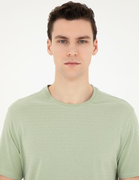 Yeşil Regular Fit Tişört - 50284305033