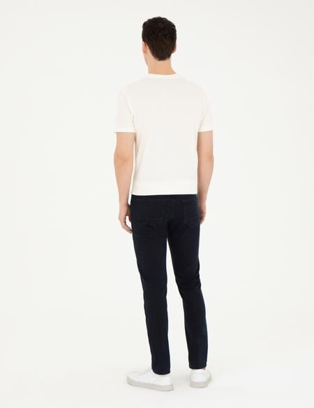 Lacivert Slim Fit Jean Pantolon - 50288135008