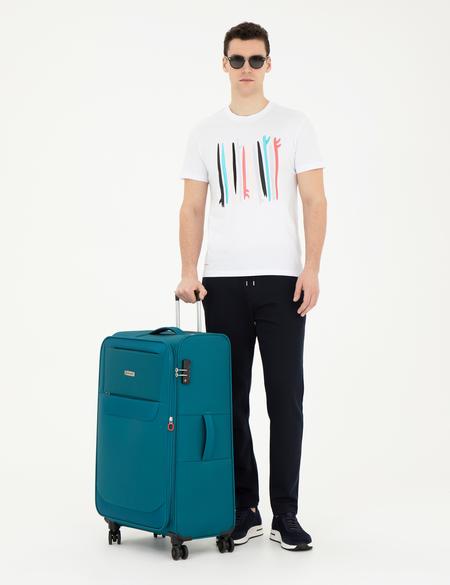 Beyaz Slim Fit Tişört - 50281057017