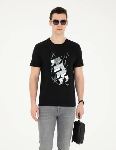 Siyah Slim Fit Tişört