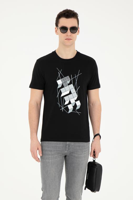 Siyah Slim Fit Tişört