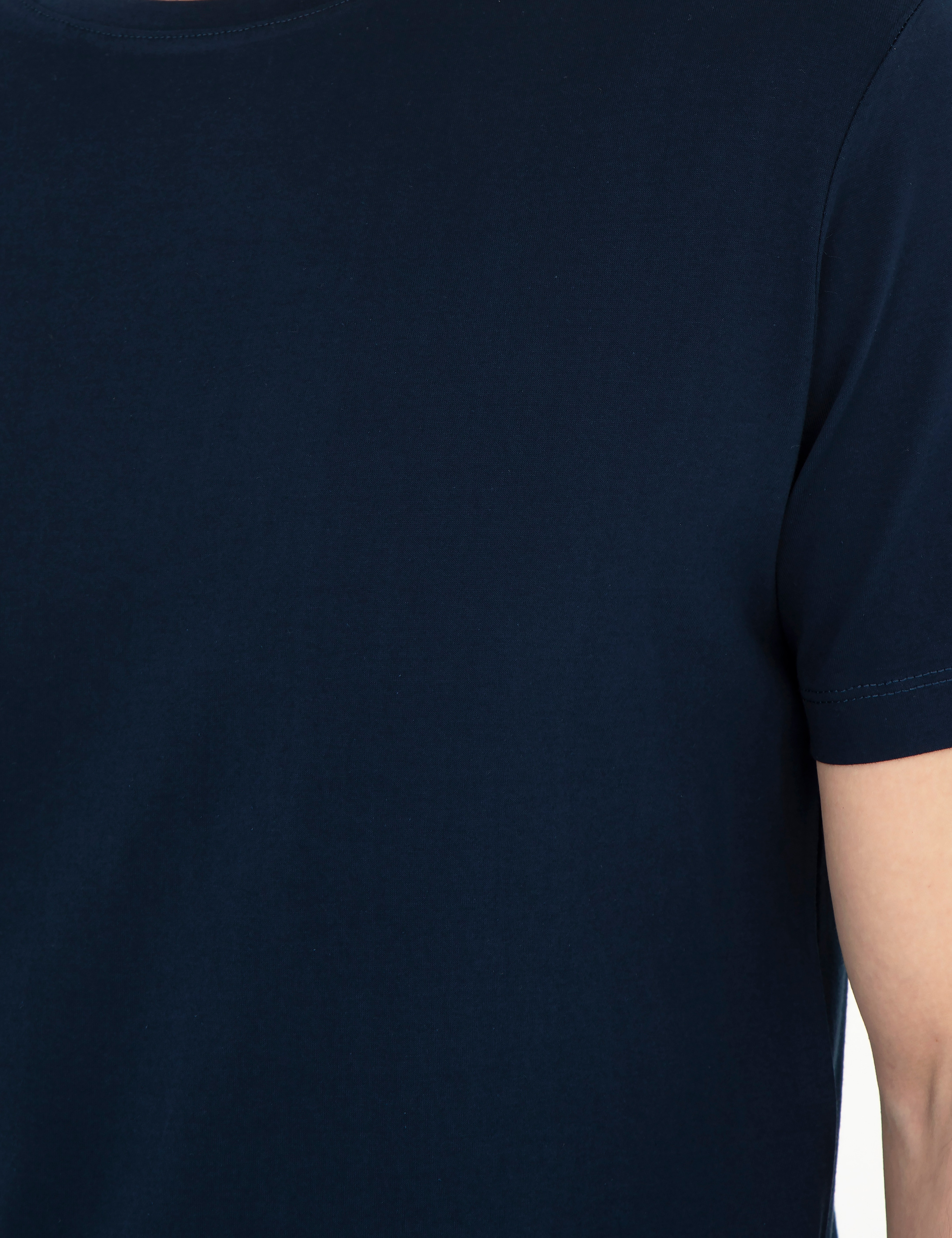 Lacivert Slim Fit Tişört - Image 7