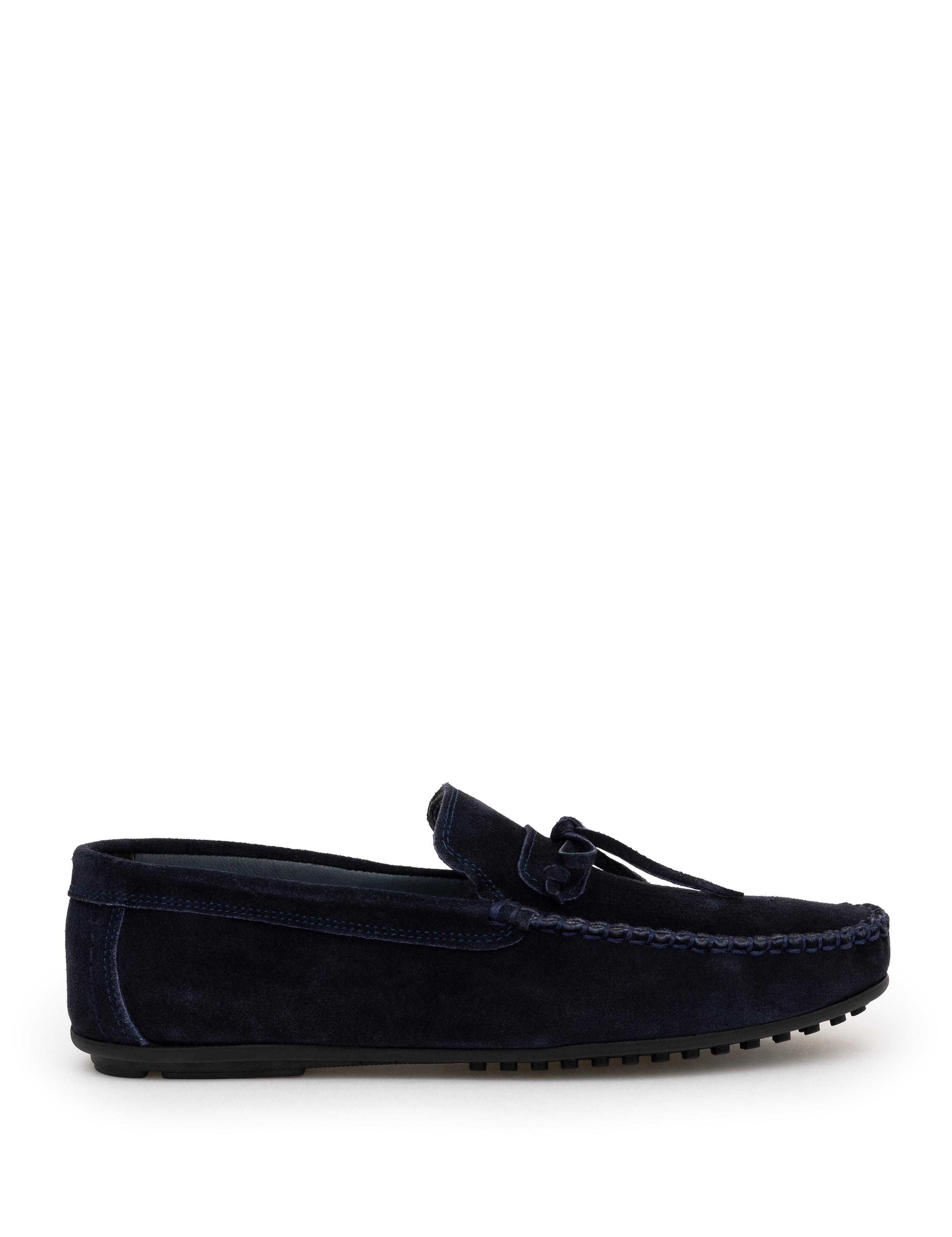 Lacivert %100 Deri Loafer