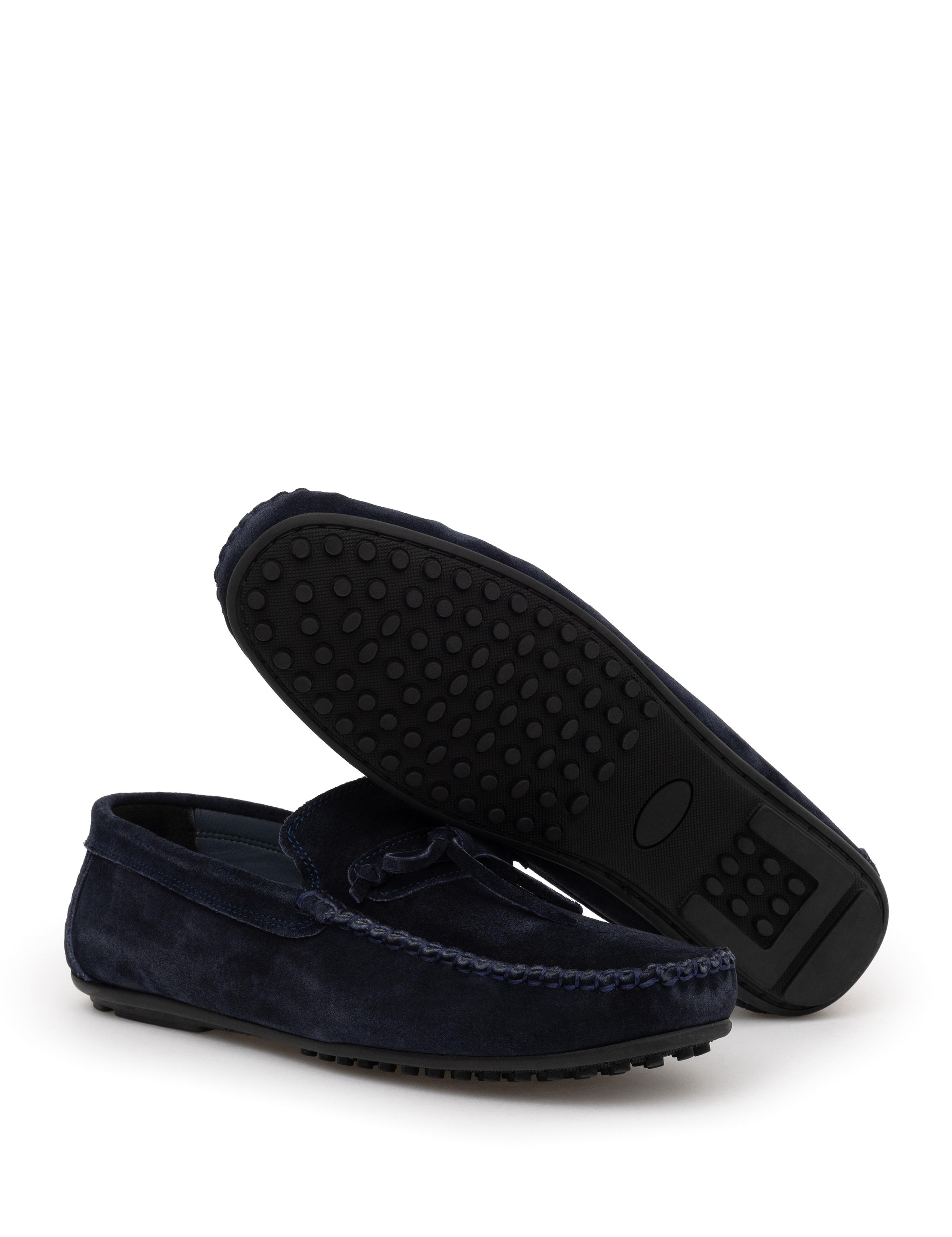 Lacivert %100 Deri Loafer