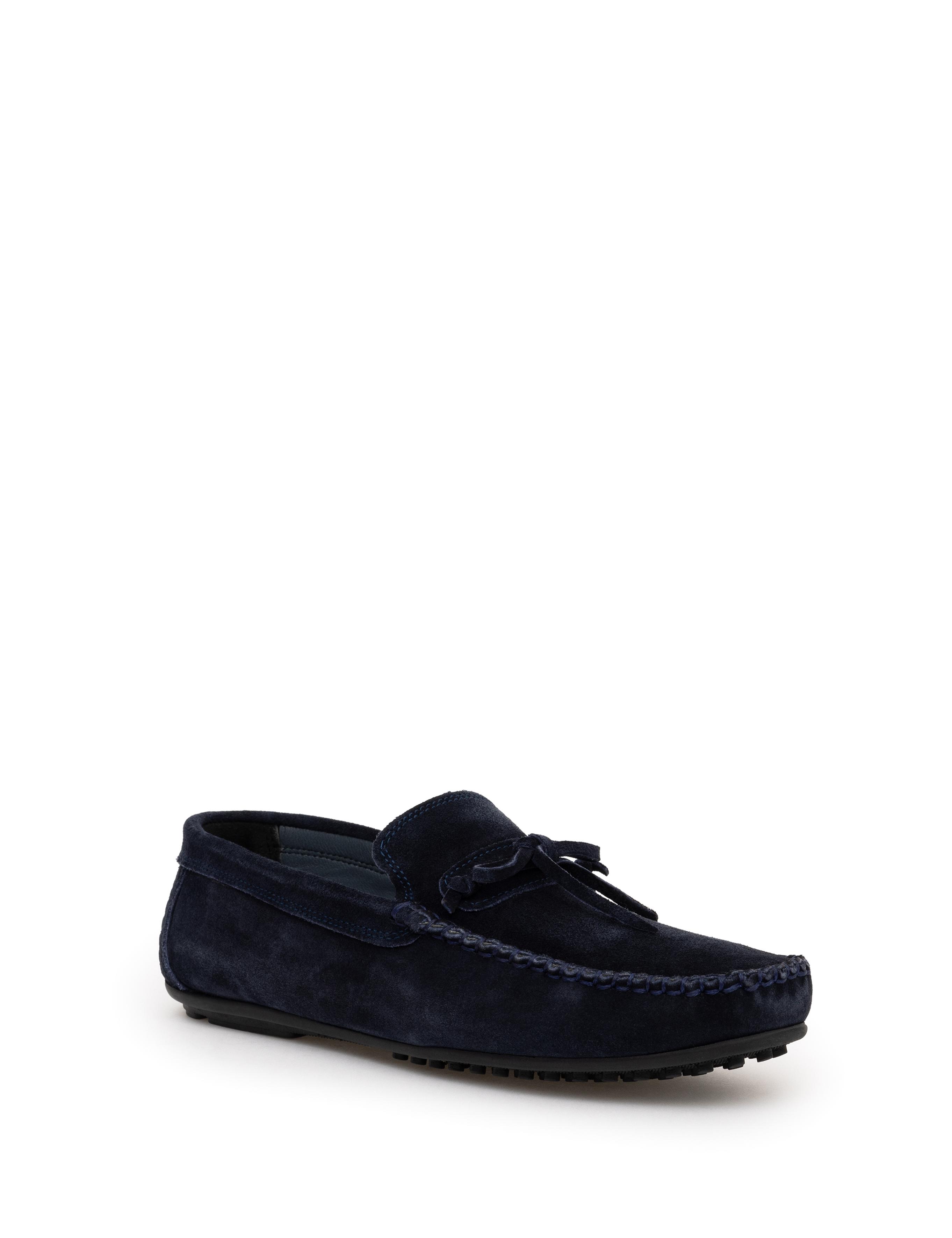 Lacivert %100 Deri Loafer