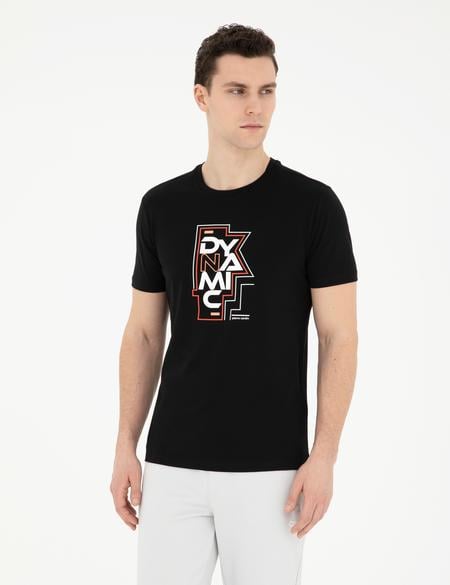Siyah Slim Fit Tişört - 50280966024