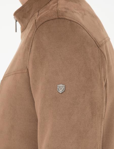 Bej Suni Deri Ceket - 50293986015