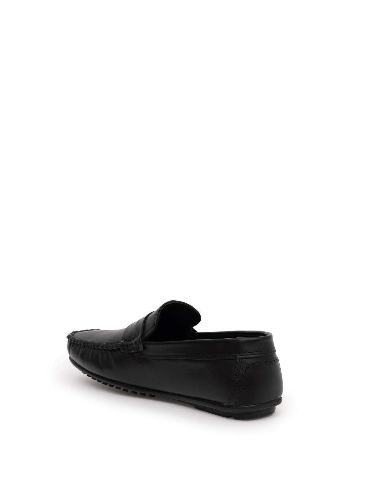 Siyah %100 Deri Loafer - 50289825002