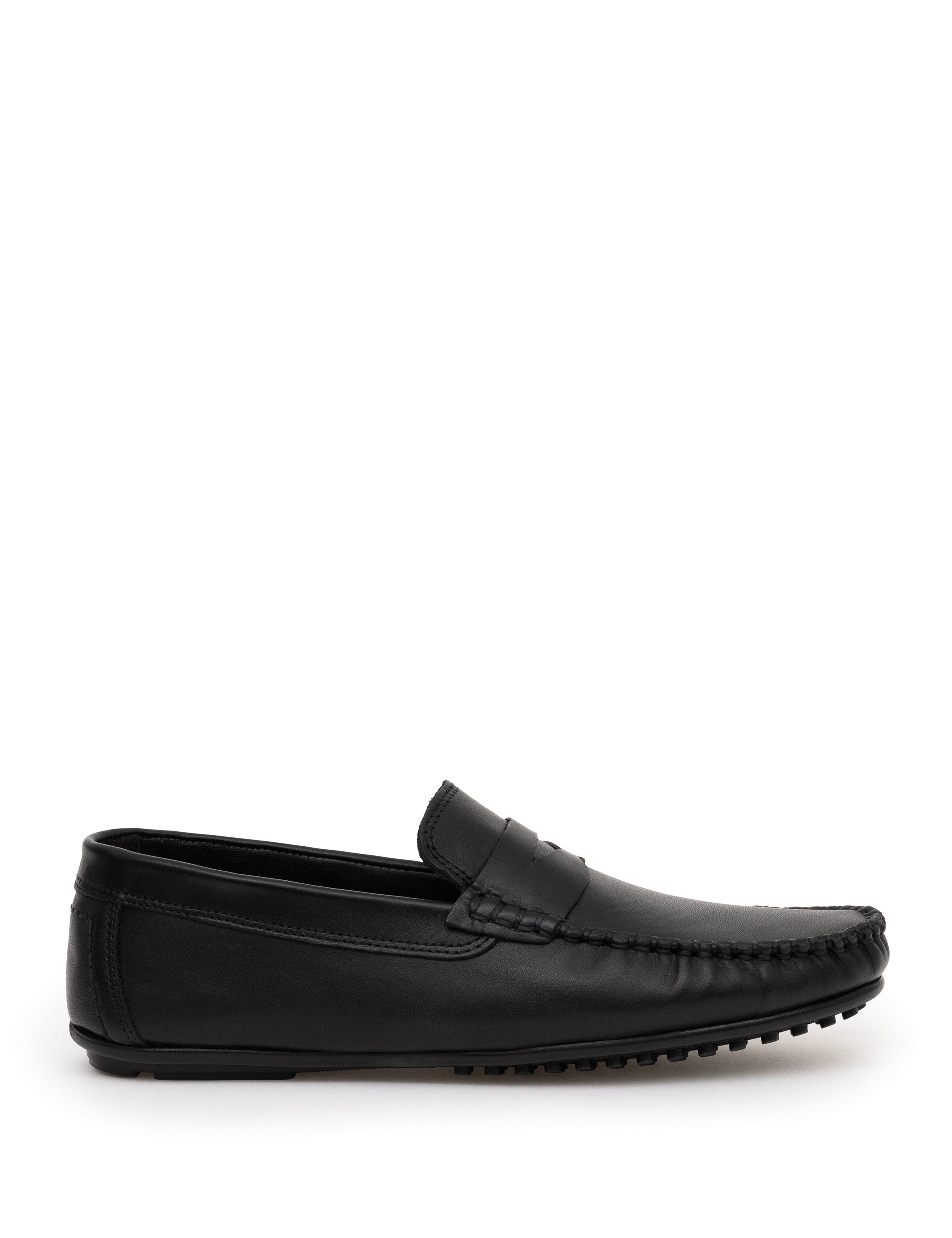 Siyah %100 Deri Loafer