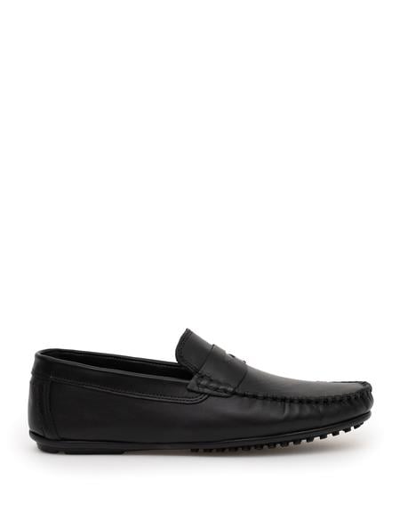 Siyah %100 Deri Loafer - 50289825002