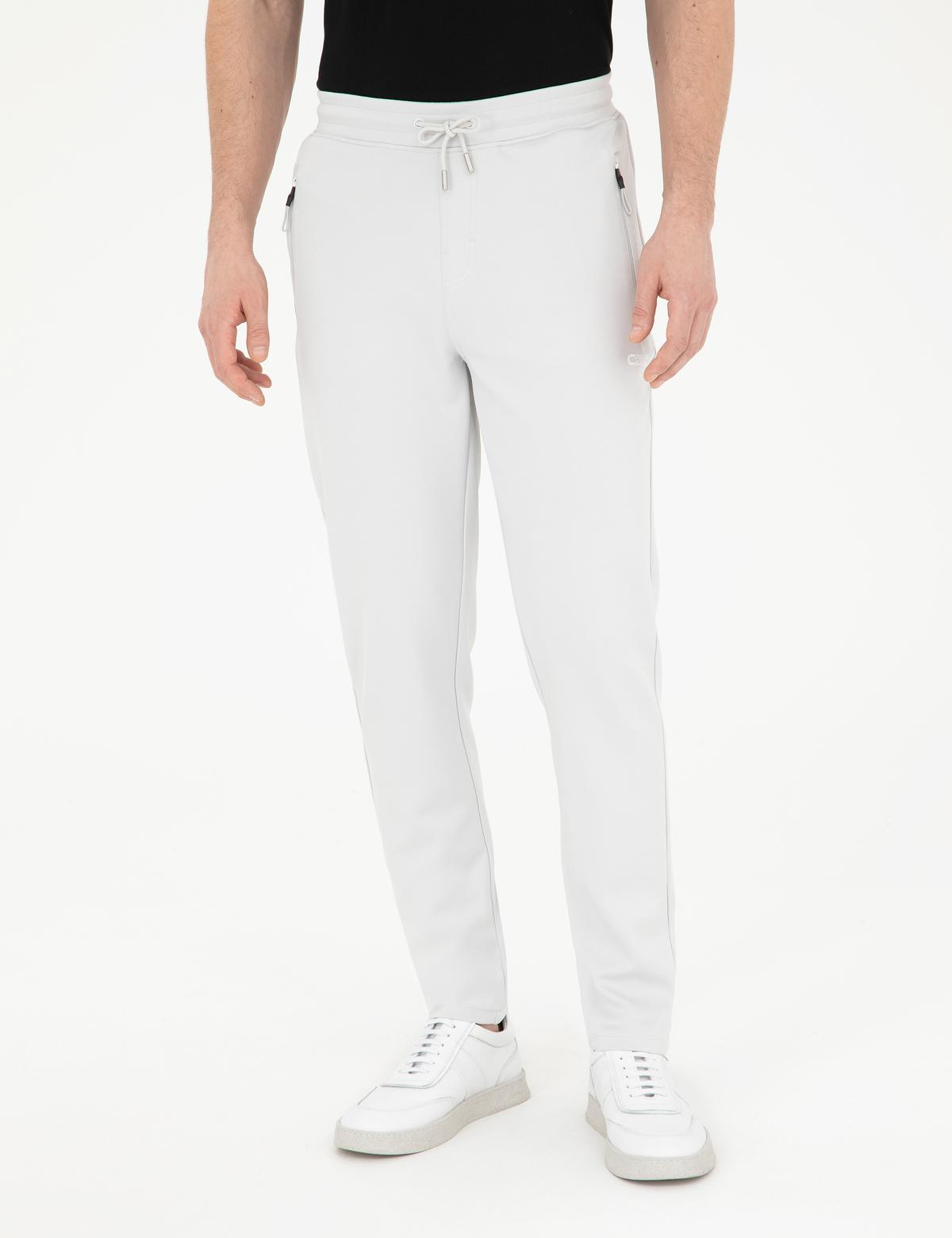 Açık Gri Slim Fit Eşofman Altı - 50285146027