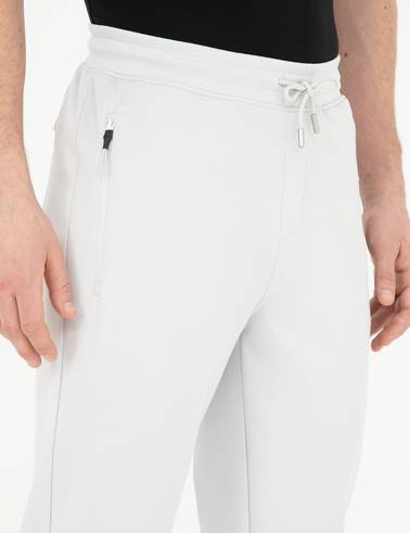 Açık Gri Slim Fit Eşofman Altı