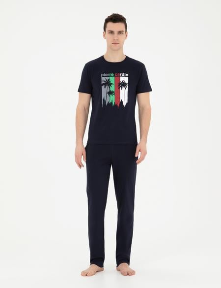 Lacivert Kısakol Pijama Takımı - 50294242001