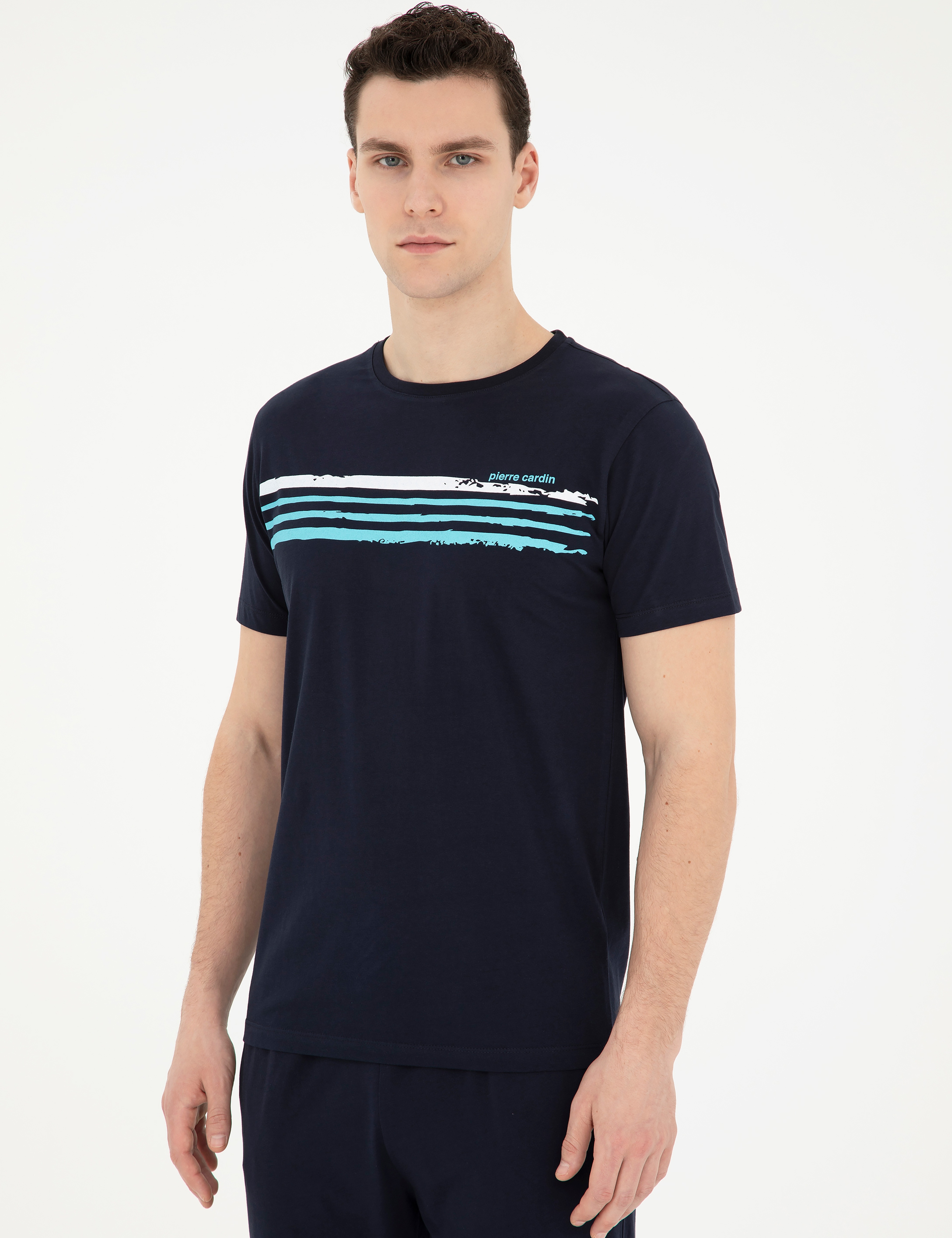 Lacivert Kısakol Pijama Takımı - Image 3