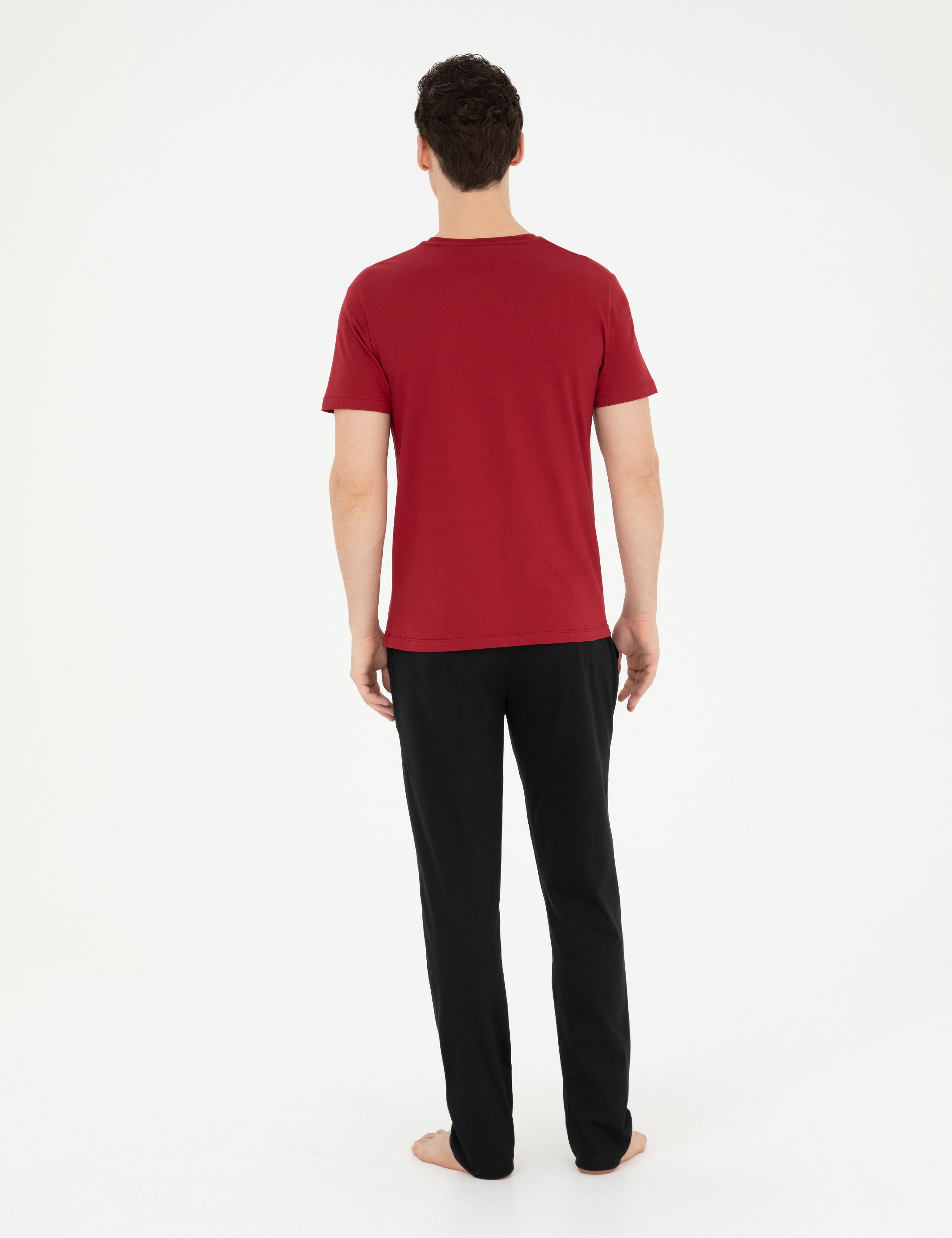 Bordo Pijama Takımı