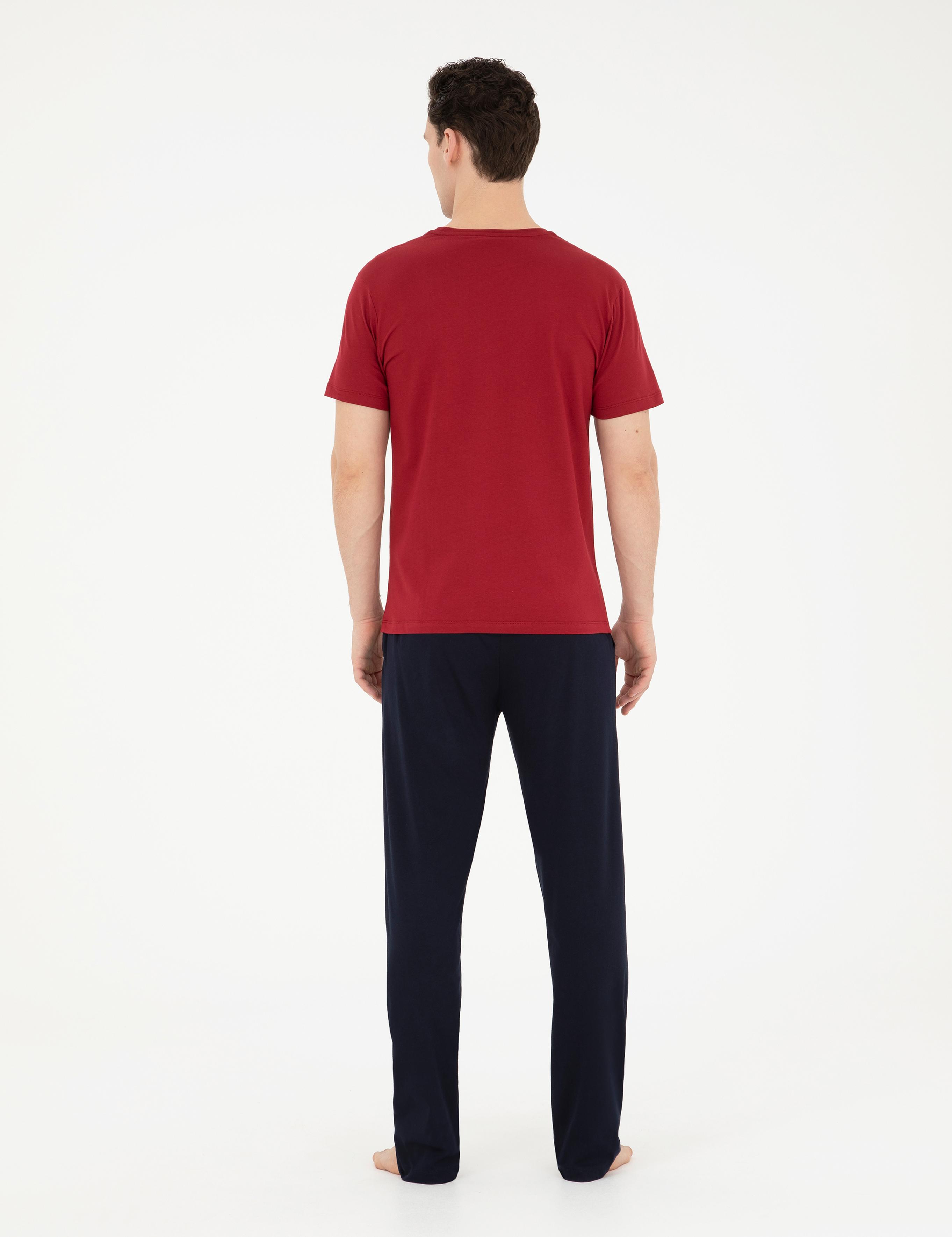 Bordo Pijama Takımı