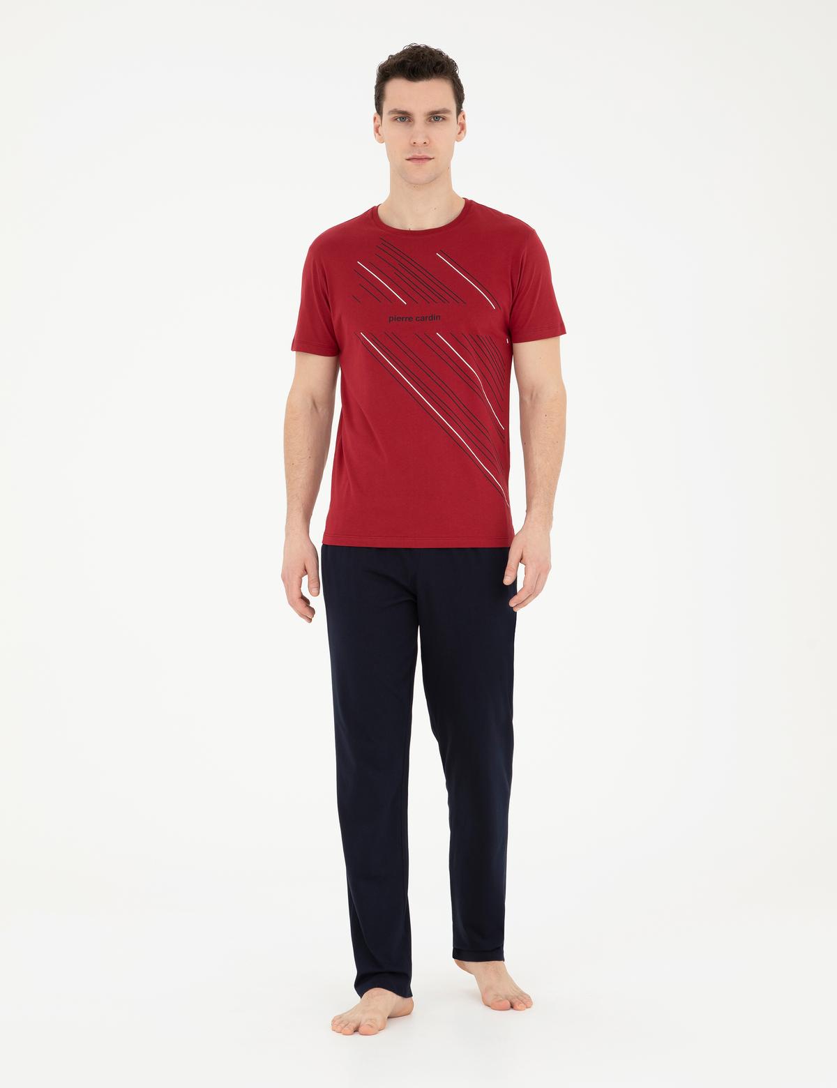 Bordo Pijama Takımı - 50294246003