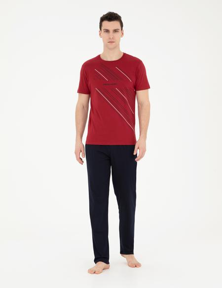 Bordo Pijama Takımı - 50294246003