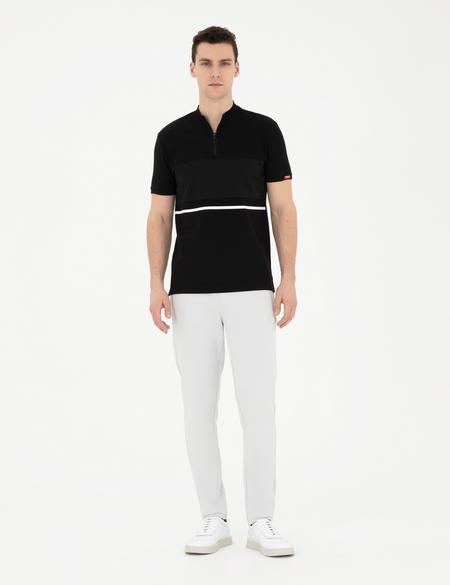 Siyah Slim Fit Tişört - 50284303013