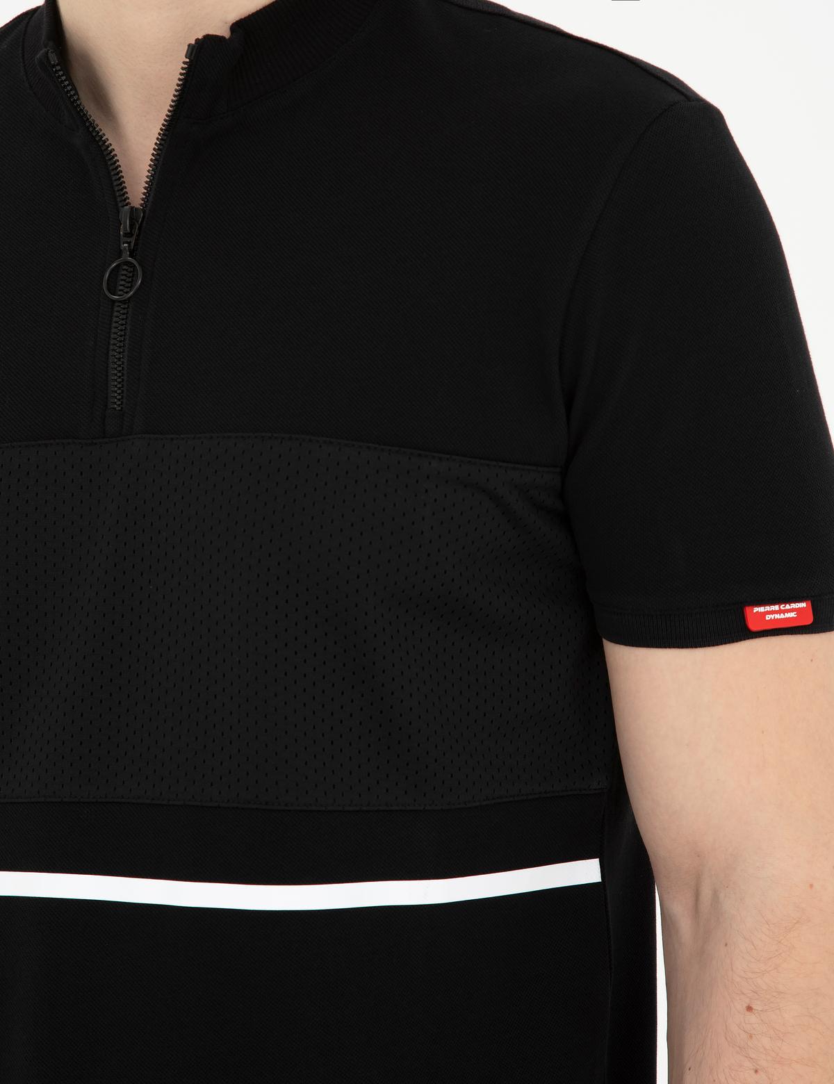 Siyah Slim Fit Tişört - 50284303013