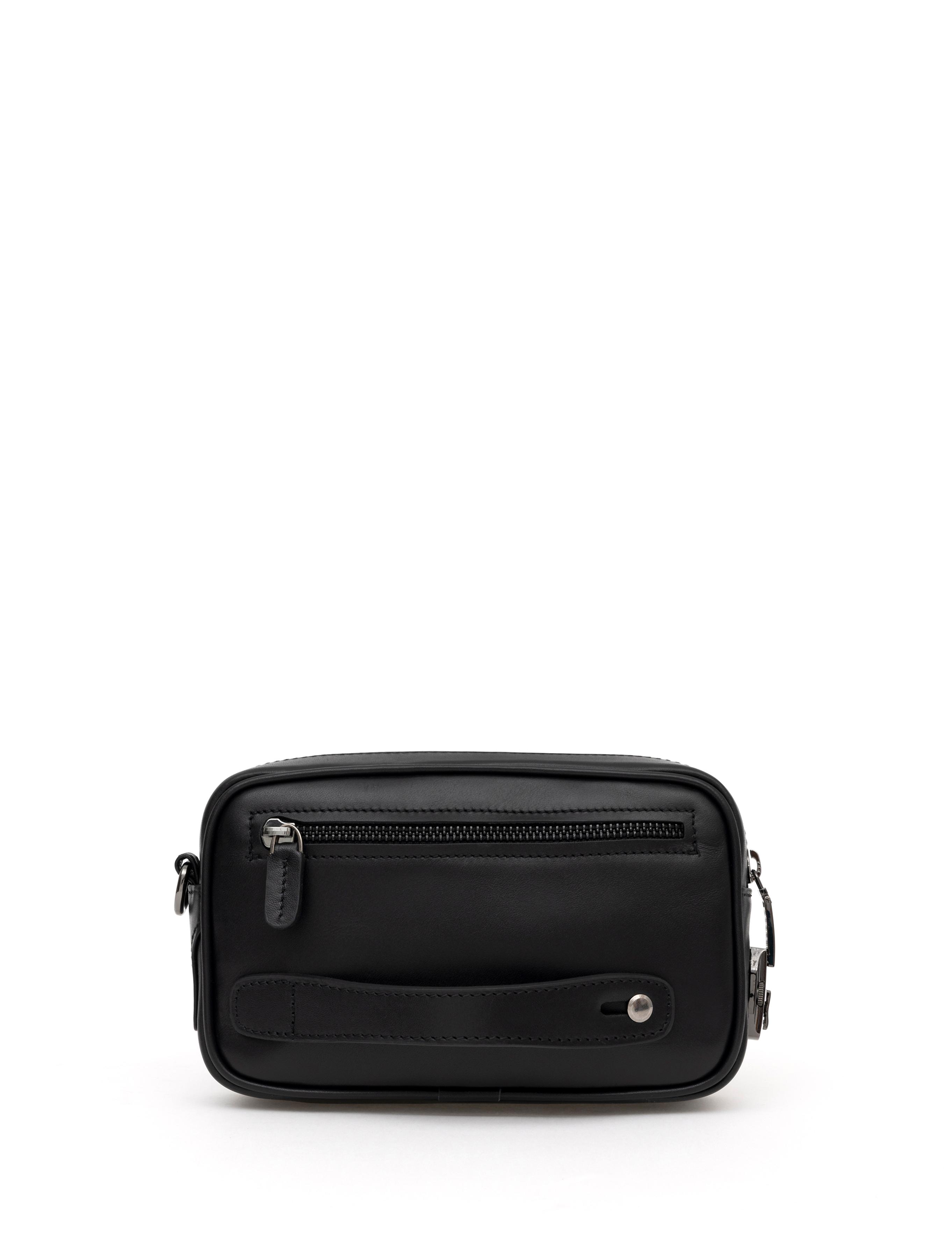 Erkek Siyah Deri El Çantası