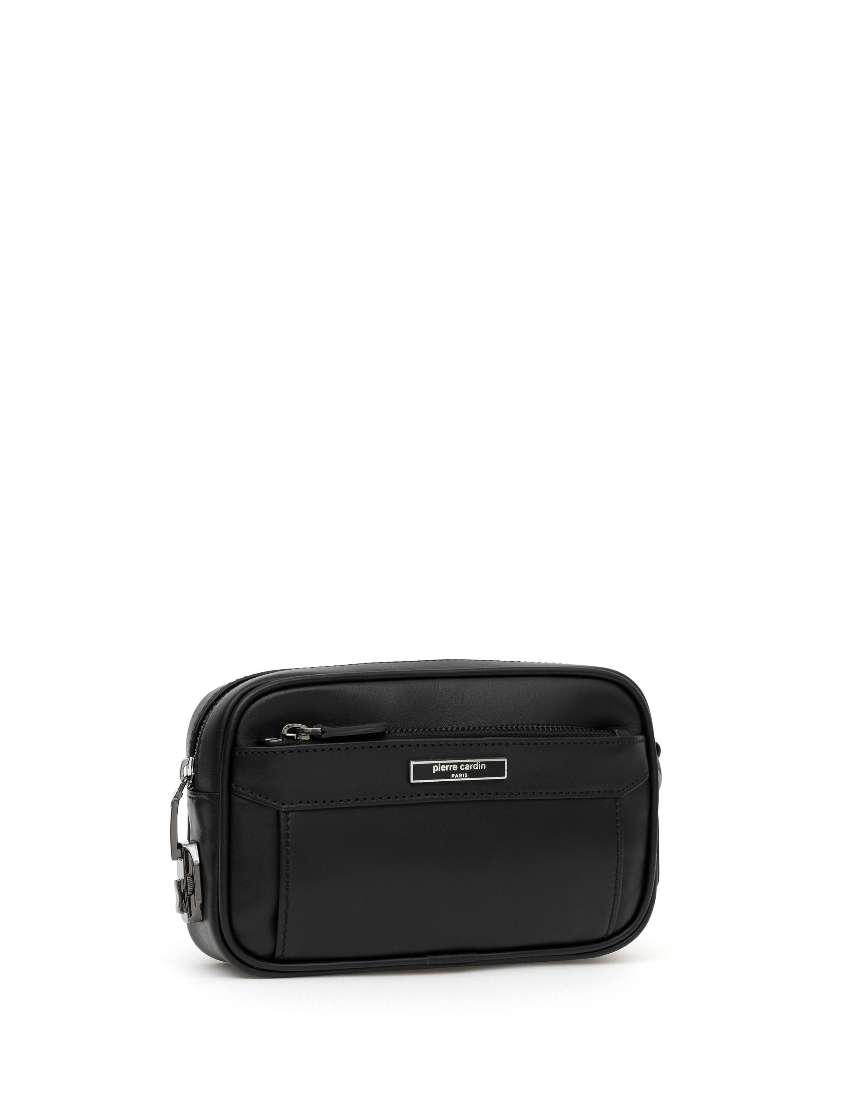 Erkek Siyah Deri El Çantası