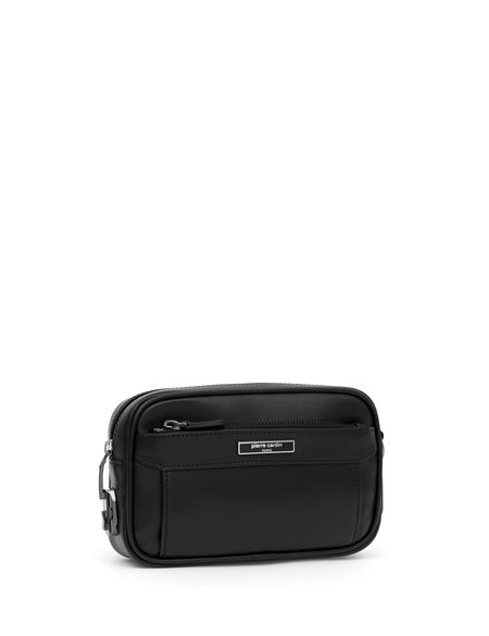 Erkek Siyah Deri El Çantası - 50286469002