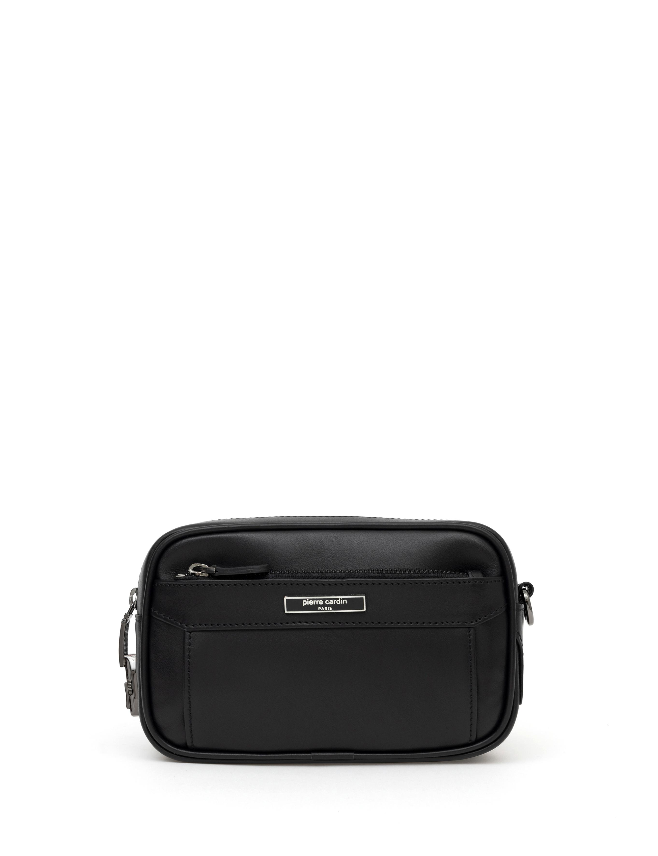 Erkek Siyah Deri El Çantası